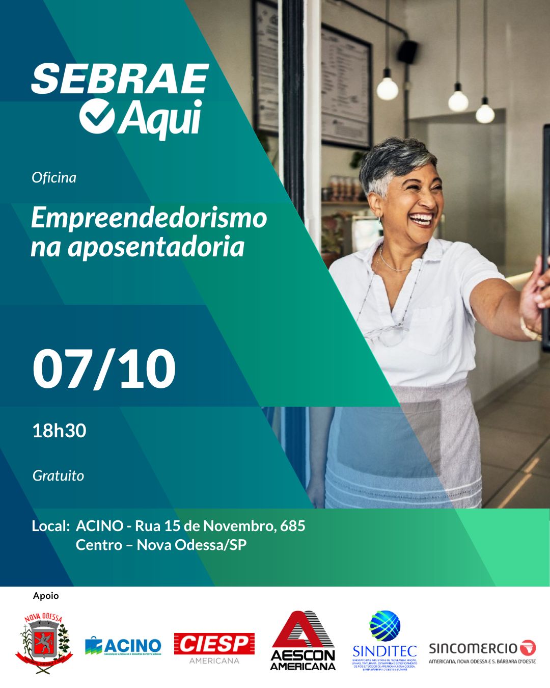 Imagem de Sebrae Aqui Nova Odessa realiza oficina ‘Faça: Experiências que vendem em negócios de alimentação’